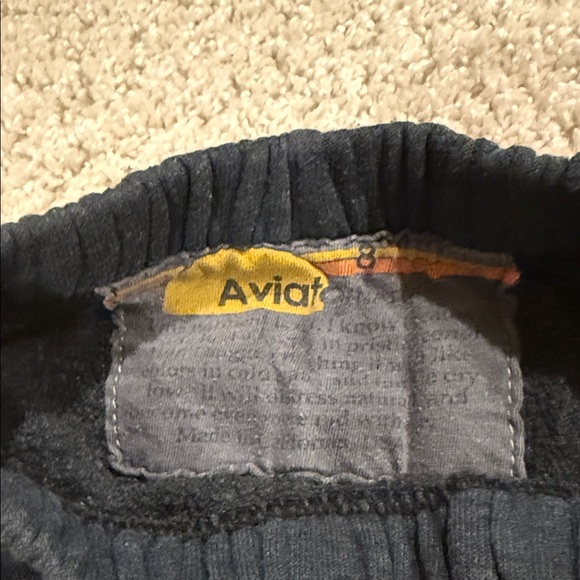 Aviator Nation size 8, KID'S 5 STRIPE SWEATPANTS - CHARCOAL - Picture 6 of 9